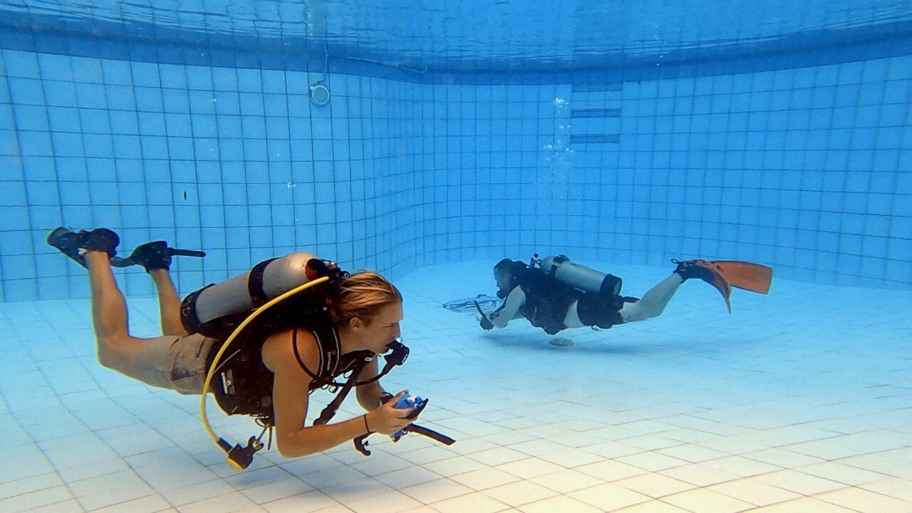 Pic2 No Mask Swim Skill in Confined Water Training img