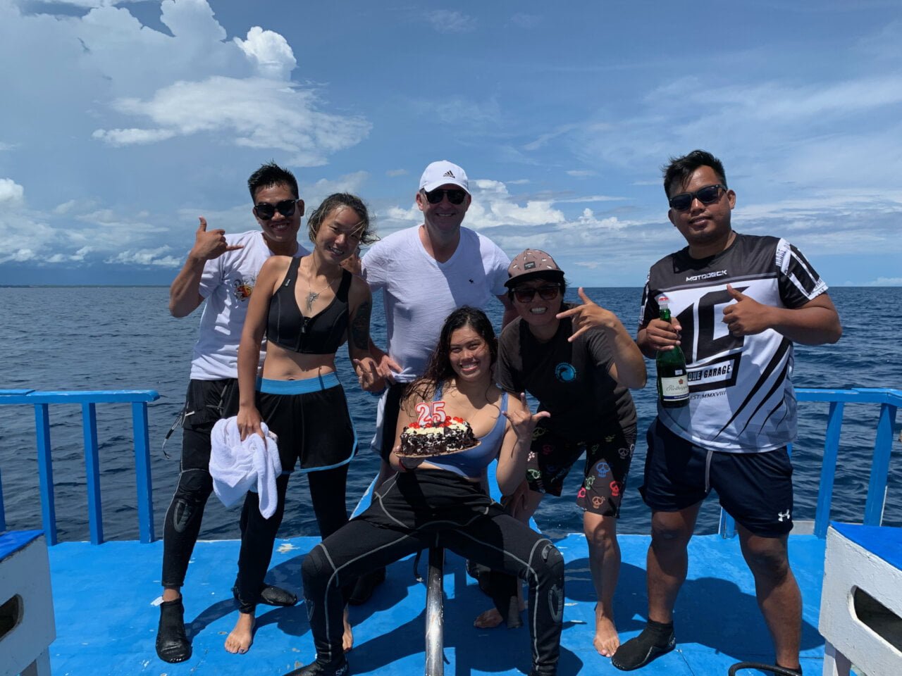 Pic4 Celebrating Birthday With Divers On Board img